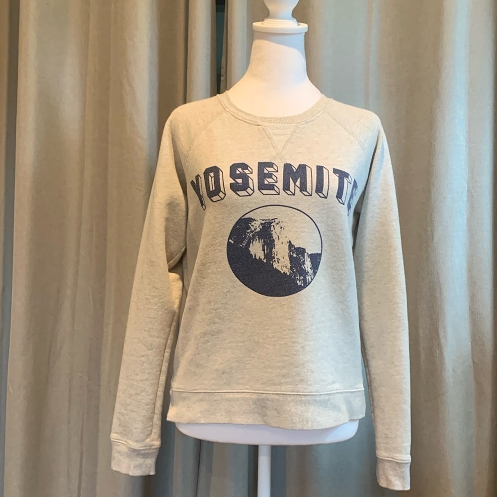 Lucky Brand Graphic "Yosemite" Sweatshirt Size X-Small